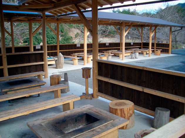 屋根付き焼き肉ハウス