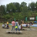 チェーンソーアートデモ開催